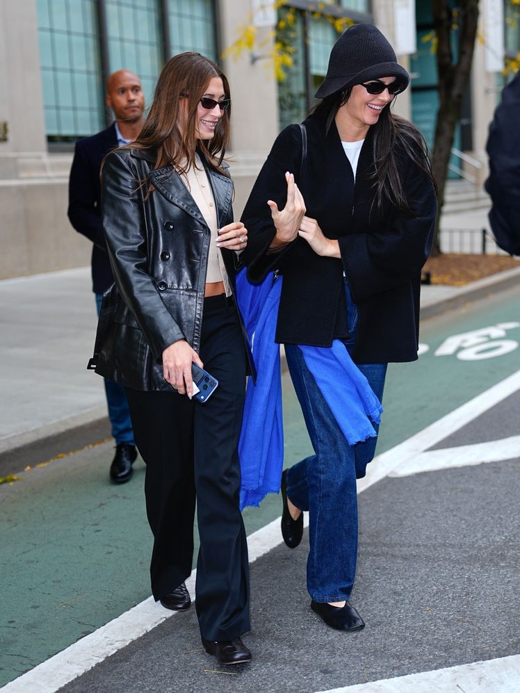 Hailey Bieber and Kendall Jenner Elevate West Village Girl Style