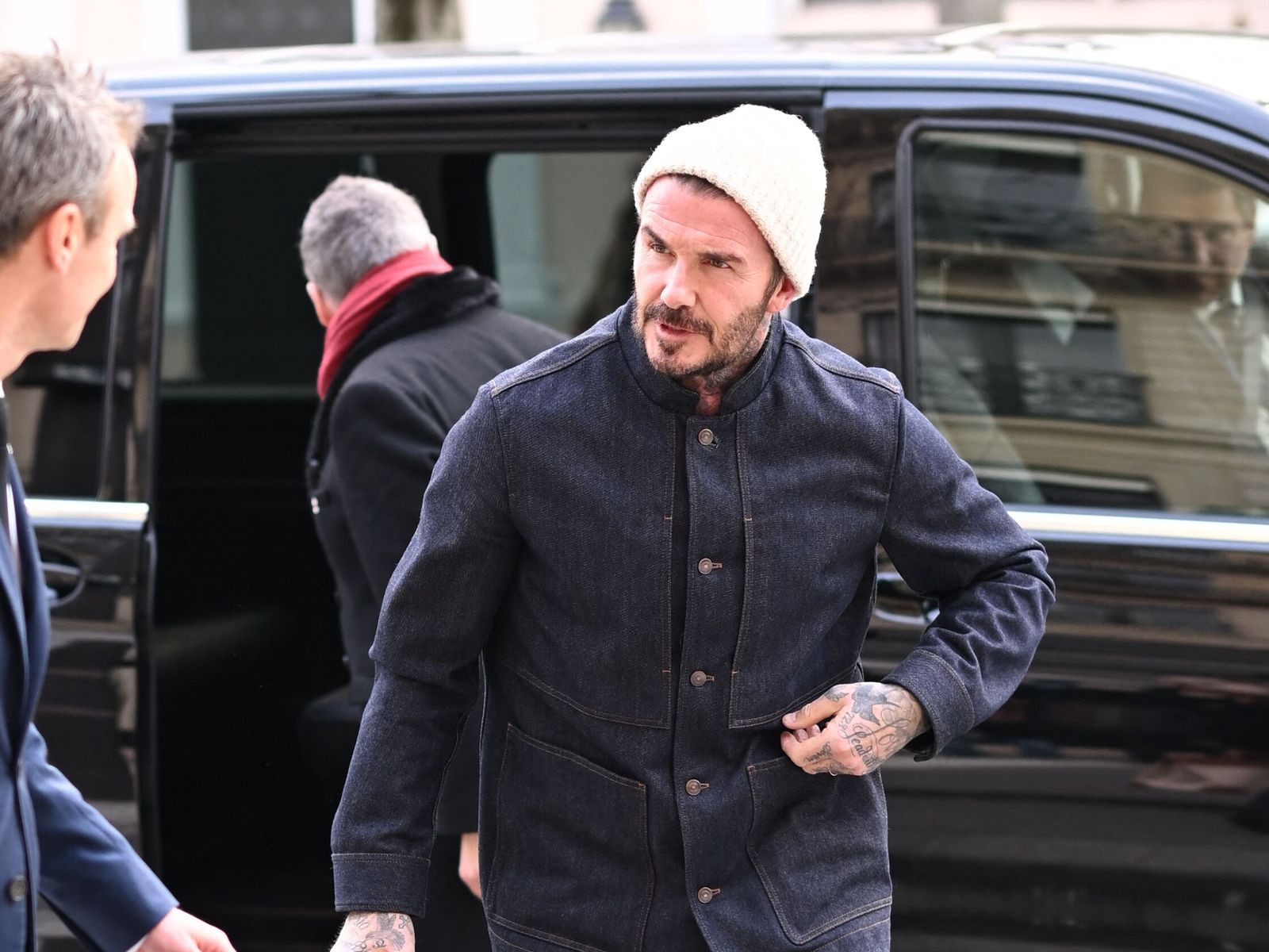 What Could David Beckham Possibly Have in His Gargantuan Birkin?